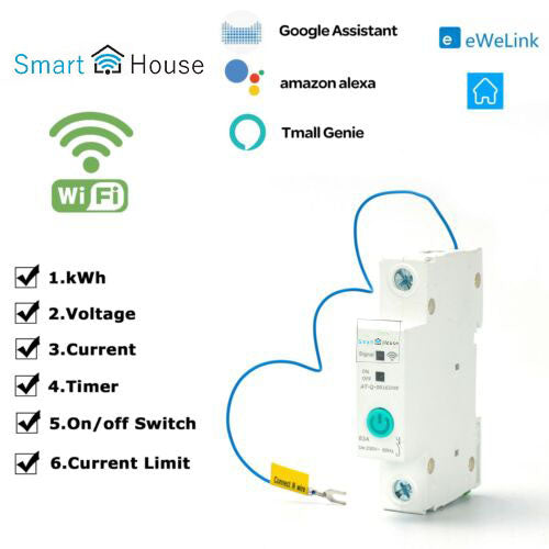 Module Mcb Wifi MCB 1P 63amp – Smart House lb